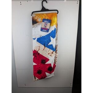 Spirit of America Patriotic Bald Eagle American Flag Beach Towel 34x64 NEW